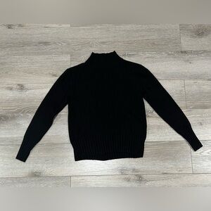J. Crew Black Turtleneck Sweater